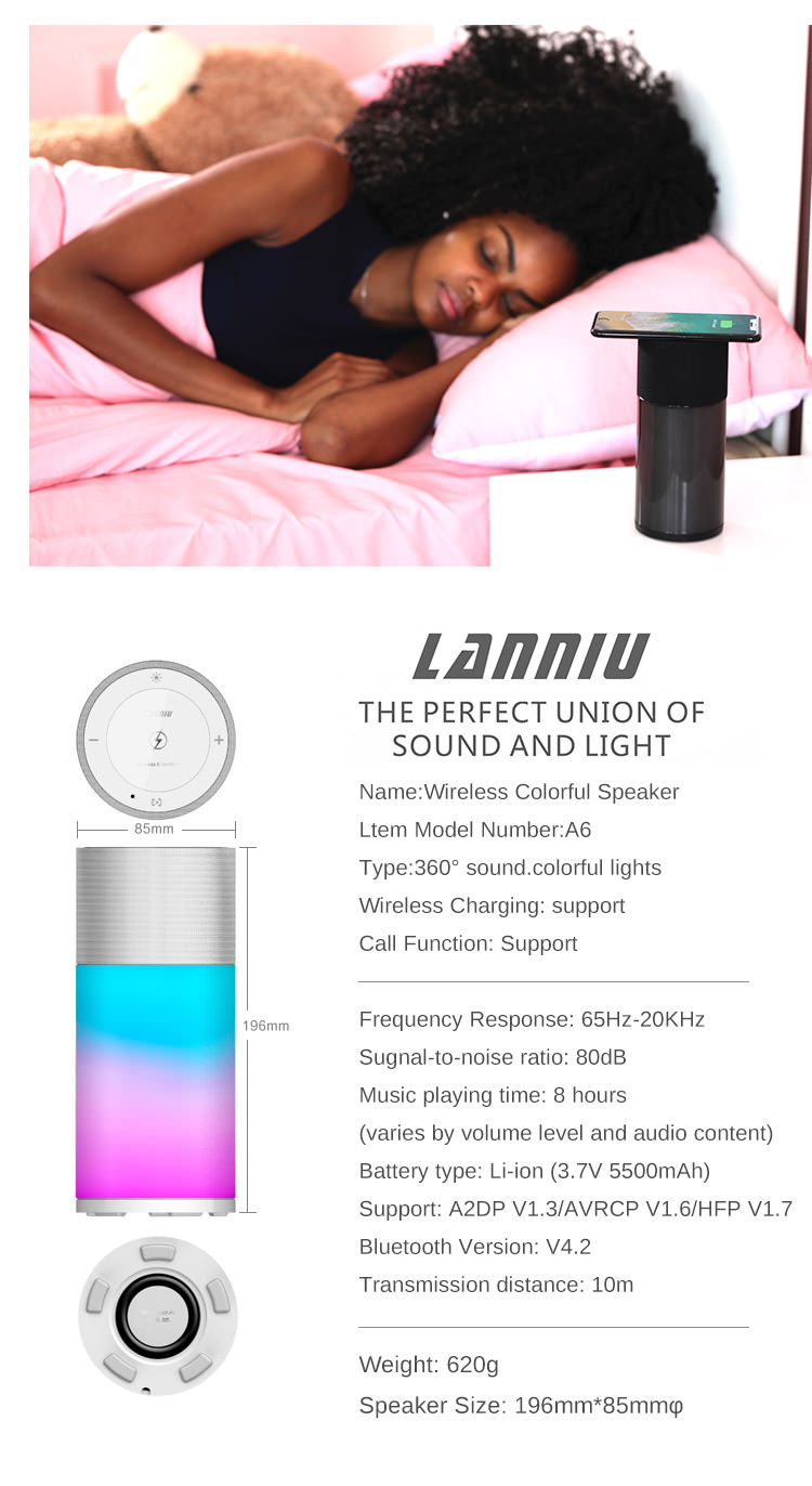 lanniu a6 rainbow speaker