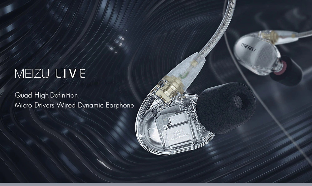 meizu live quad-driver earphone