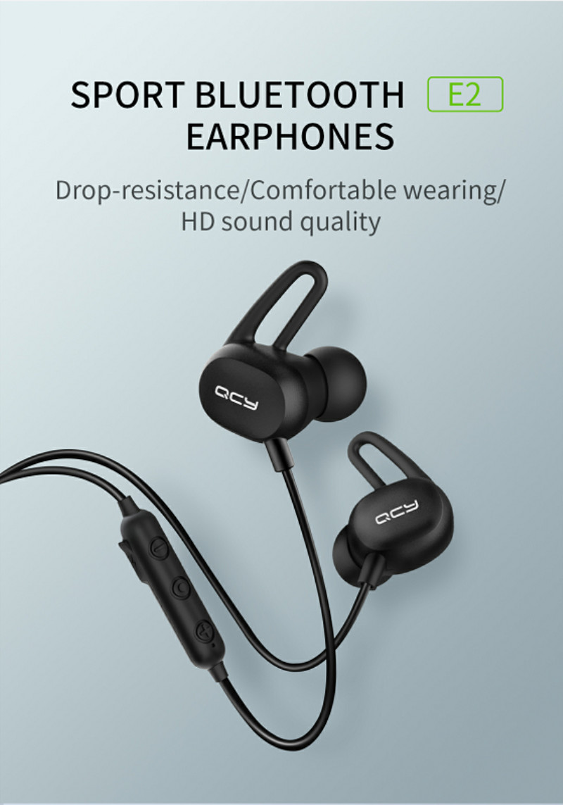 qcy e2 bluetooth earphones