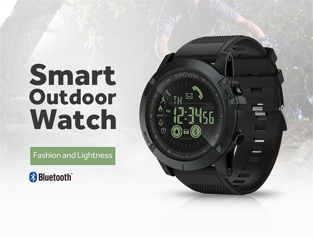 SPOVAN PR1 Bluetooth Sport Smartwatch | GearVita