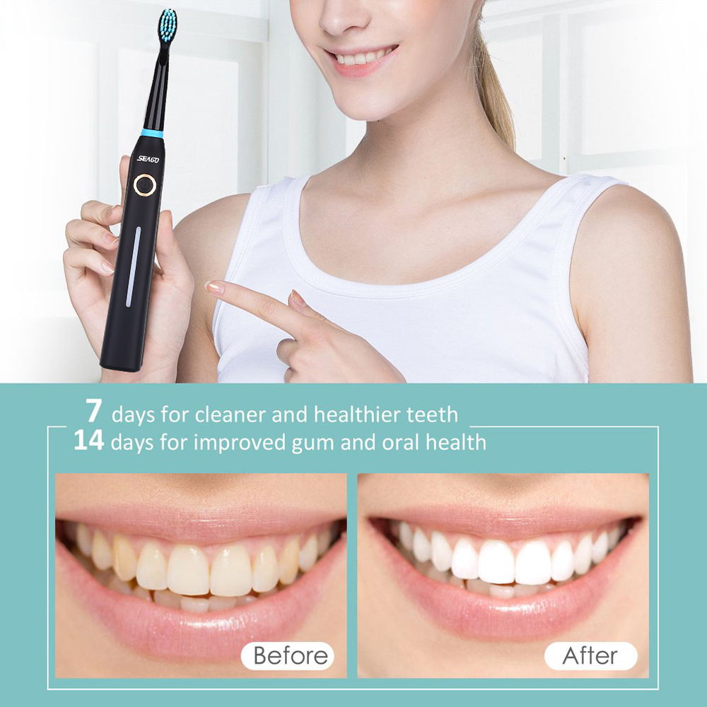 seago sg-958 sonic electric toothbrush