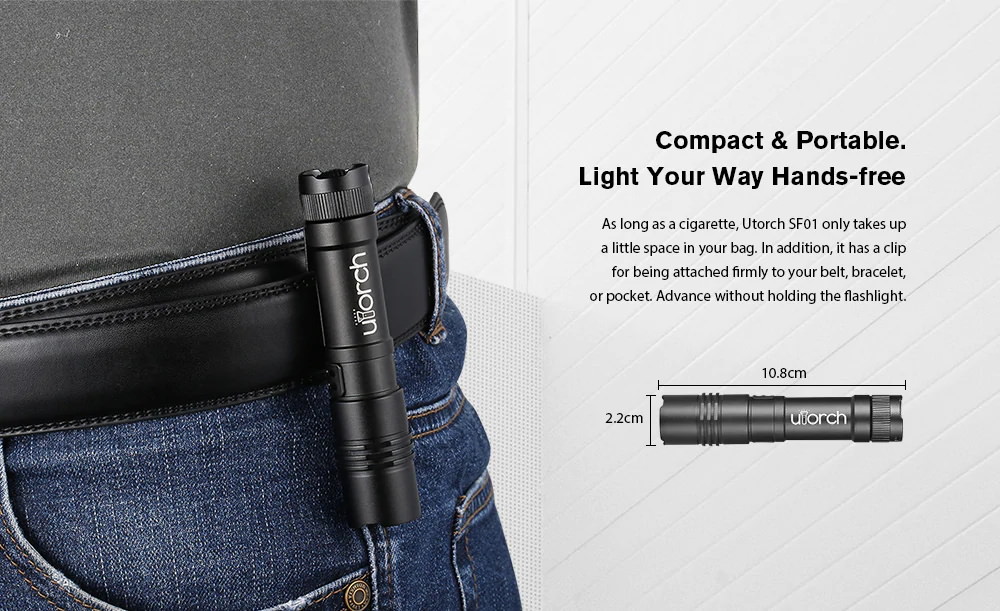 utorch sf01 portable flashlight