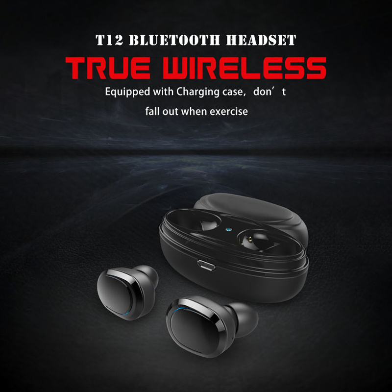 vitog t12 stereo tws bluetooth earphone