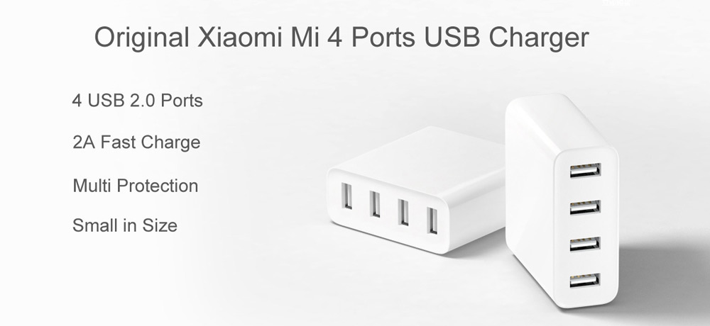 xiaomi mi 4 ports usb charger
