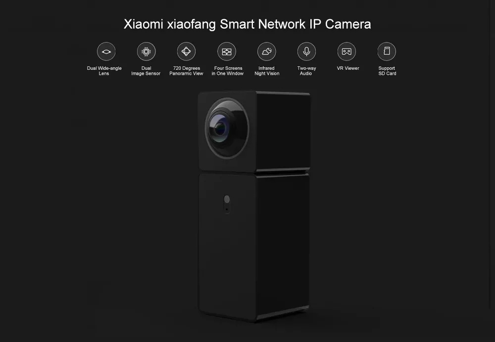 Xiaomi xiaofang panoramic smart network cheap ip camera