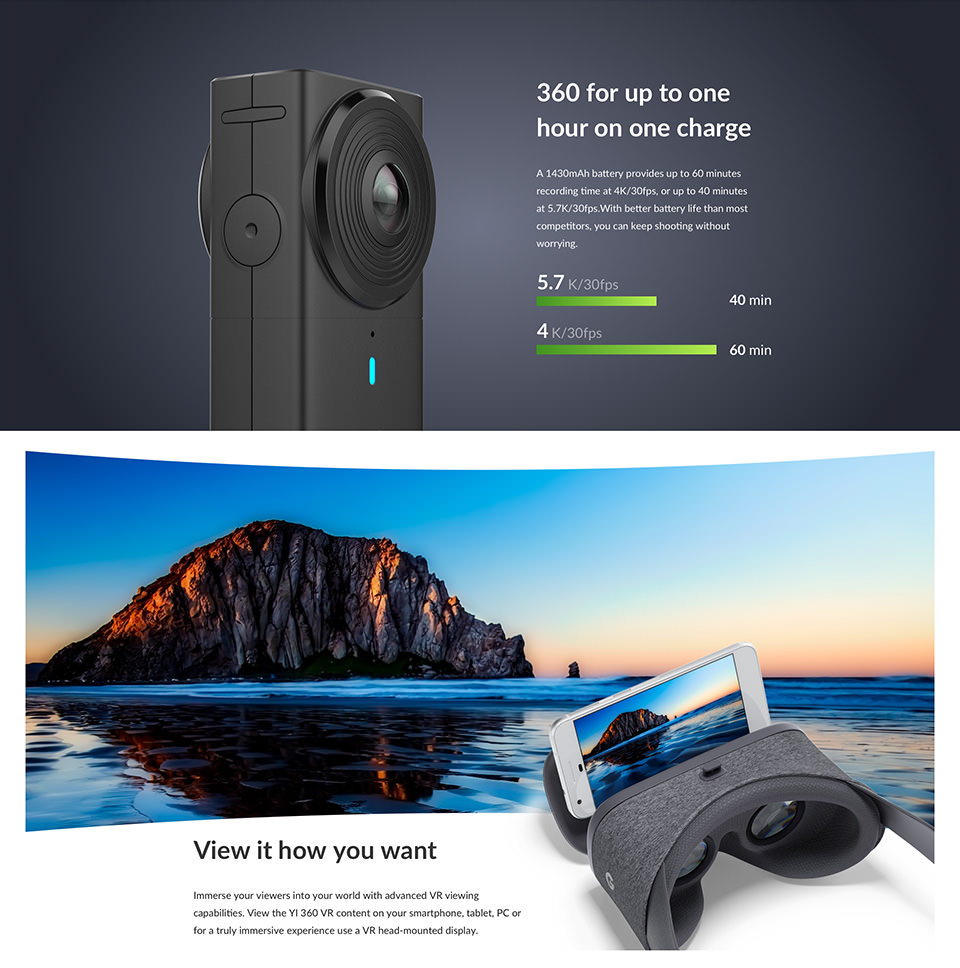 yi 360 vr camera online sale