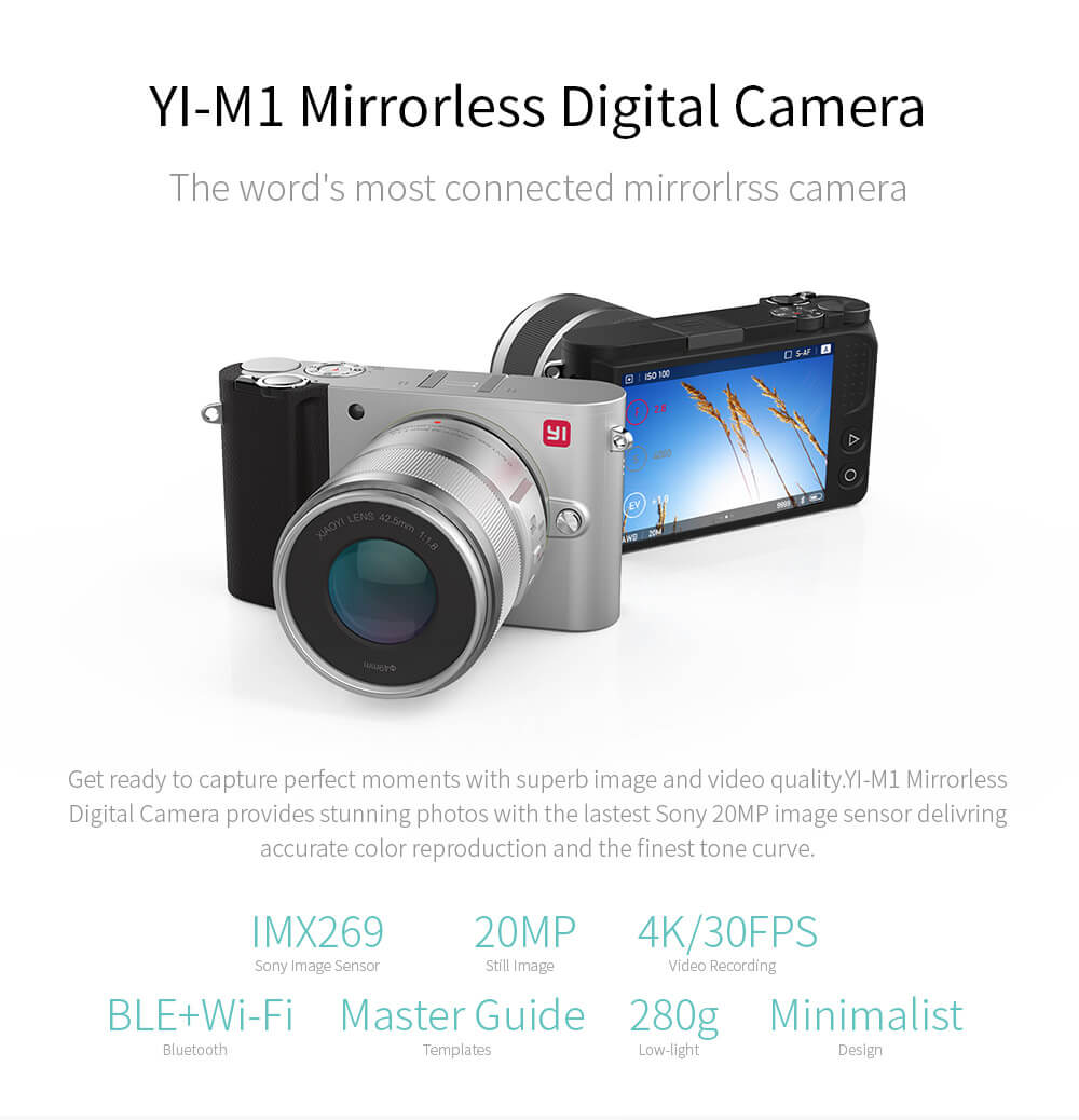 yi m1 mirrorless digital camera