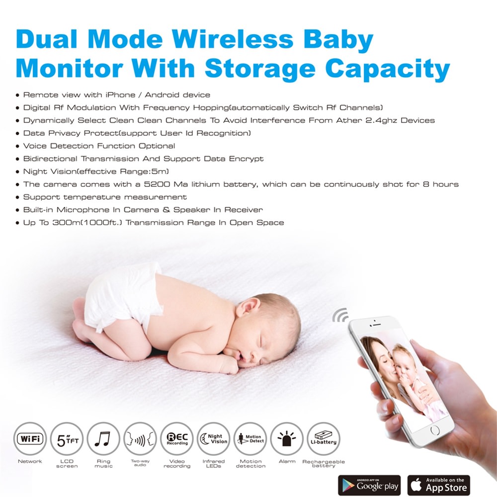 homscam 1080p baby monitor