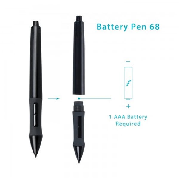 huion p68 battery pen