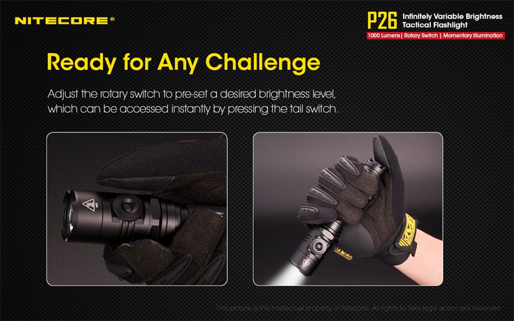 nitecore p26 flashlight online