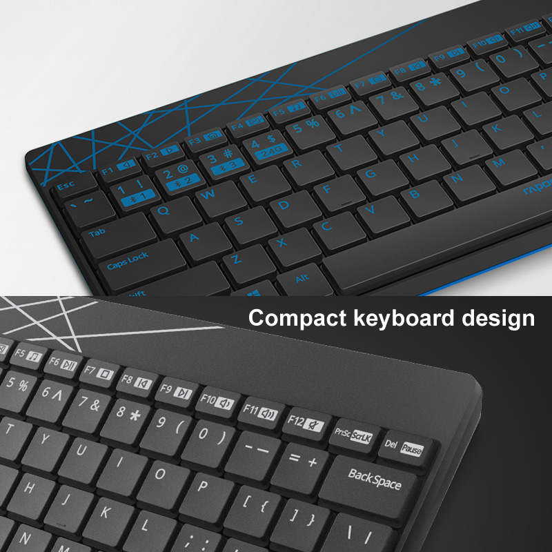 rapoo 8000m keyboard and mouse combo set