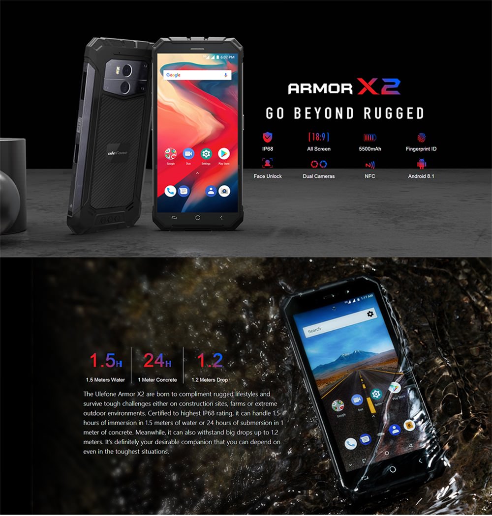 ulefone armor x2 3g smartphone