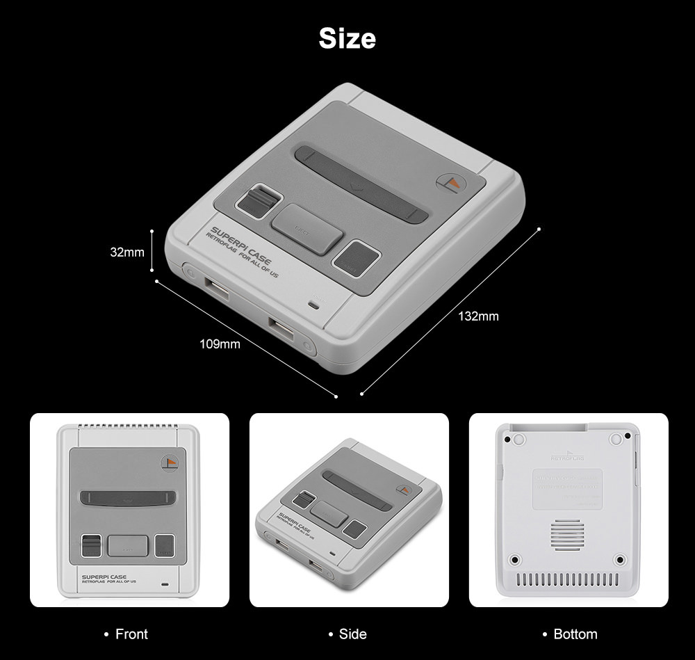 retroflag superpi case-j case for raspberry pi