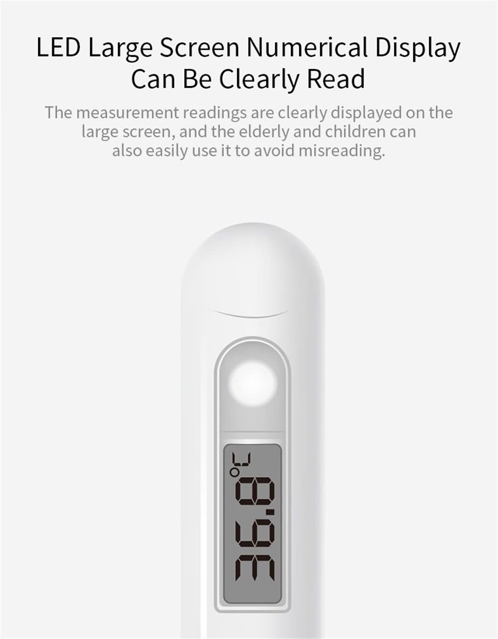 buy xiaomi ihealth pt-101b led thermometer