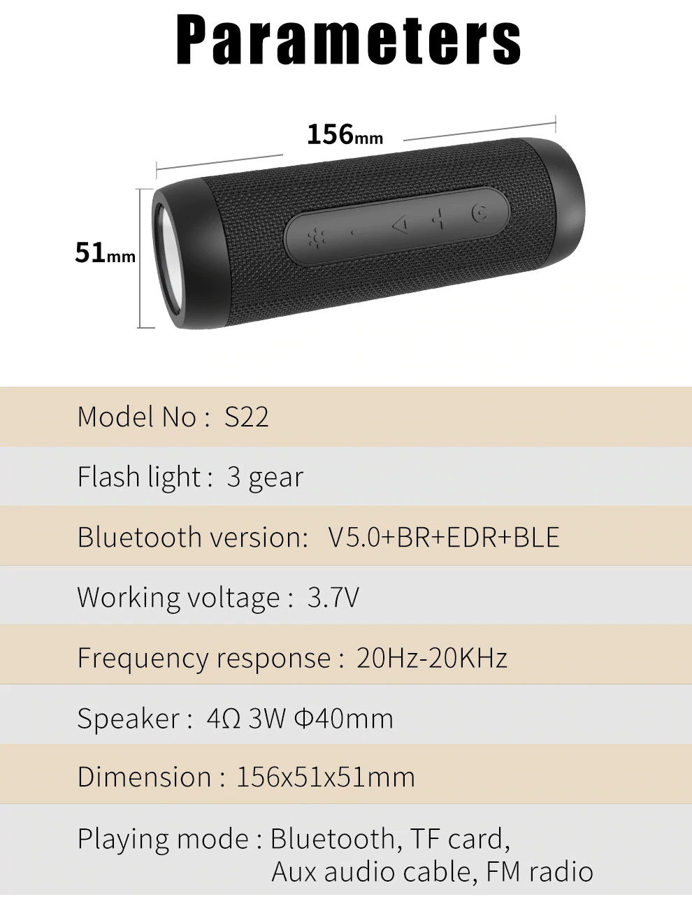 zealot s22 bluetooth wireless speaker for sale