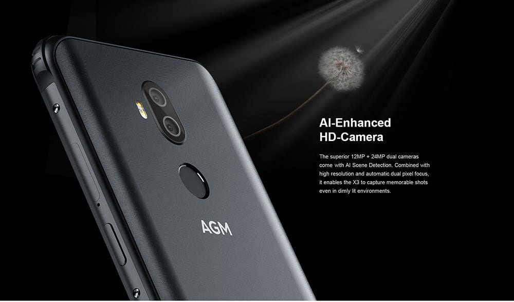 2019 agm x3 rugged smartphone 64gb