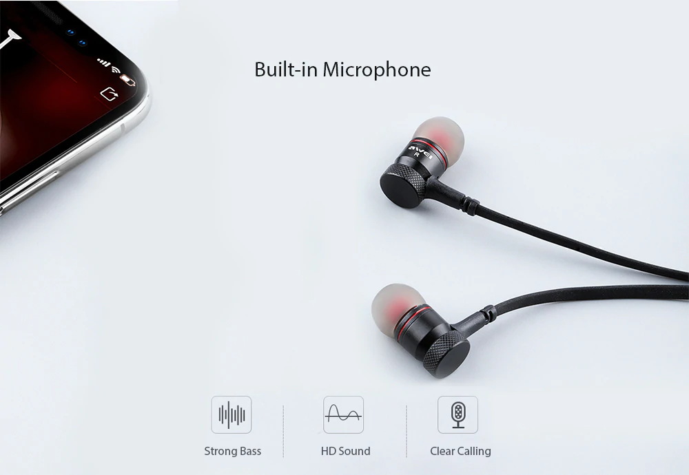 awei g10bl bluetooth earphones for sale