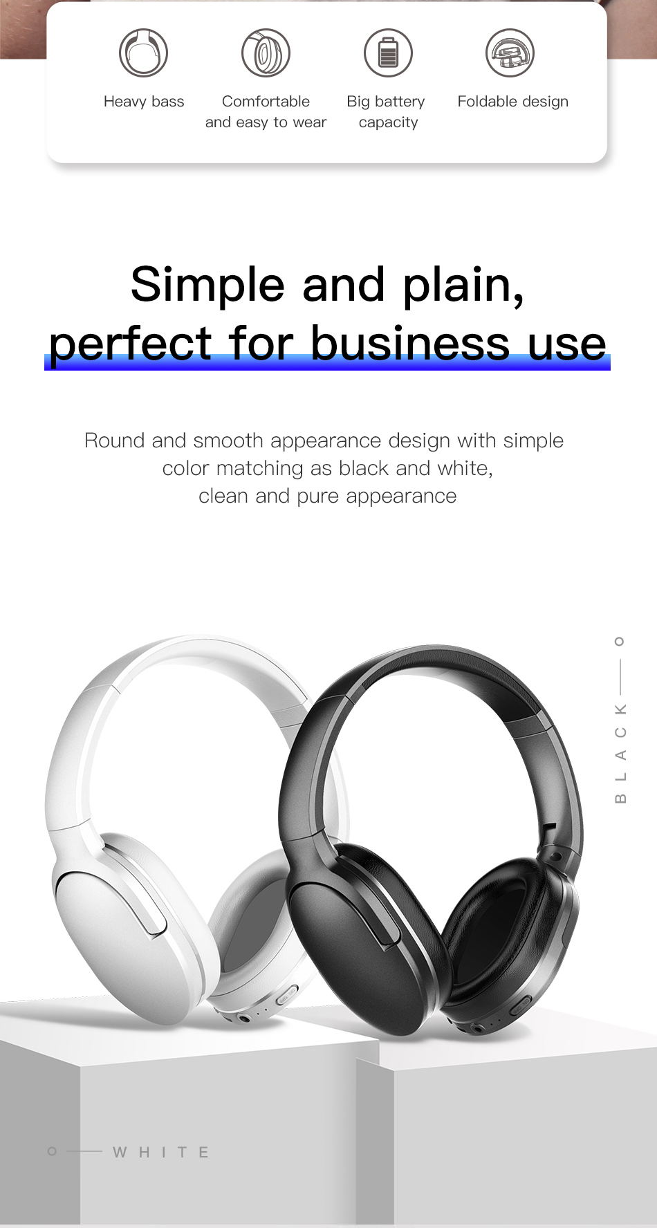 buy baseus d02 foldable bluetooth headphones