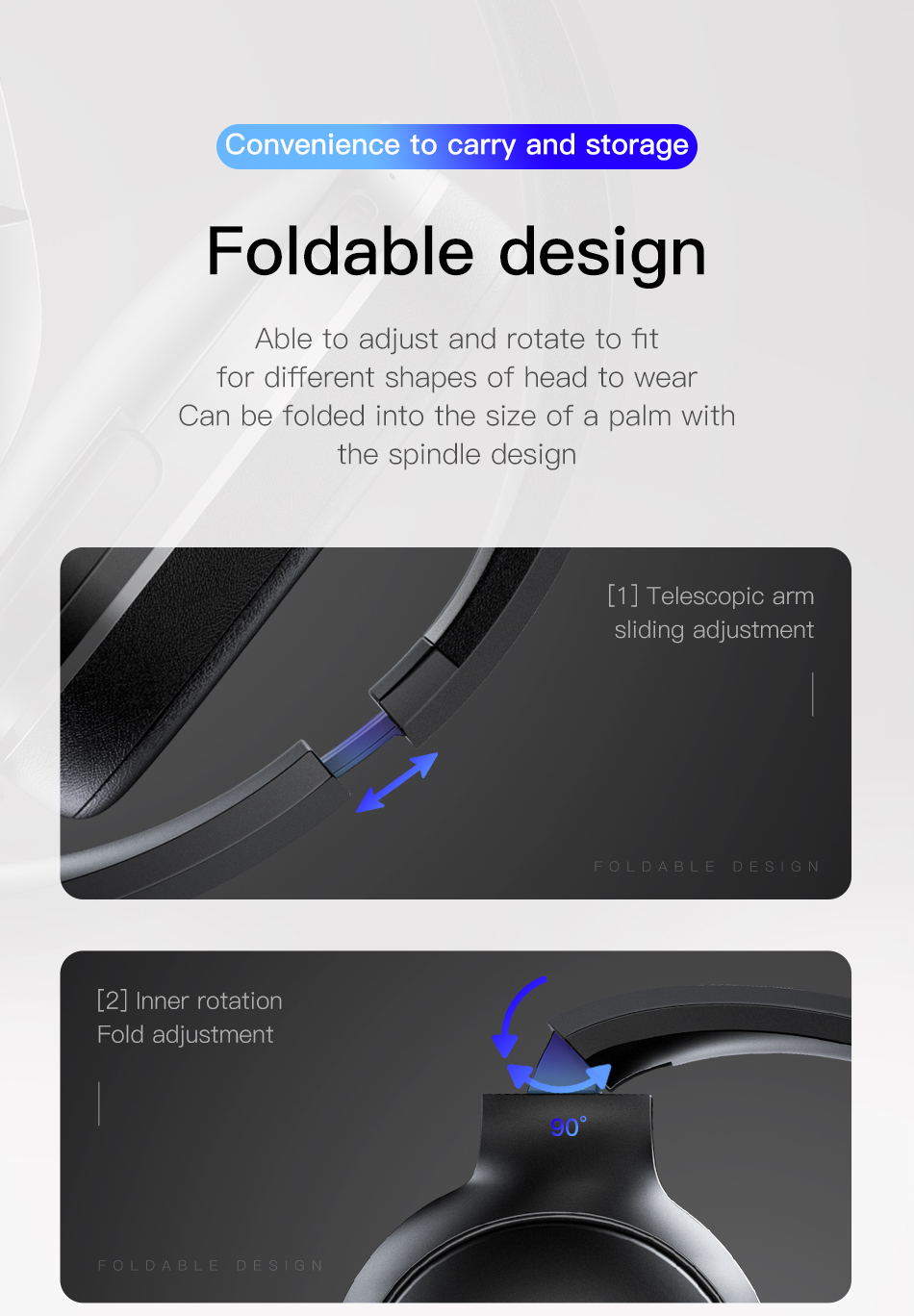 2019 baseus d02 foldable bluetooth headphones