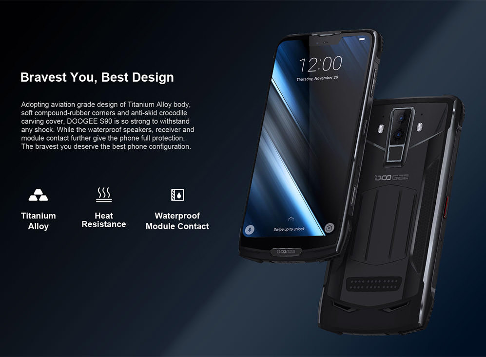 2019 doogee s90 standard edition 4g smartphone