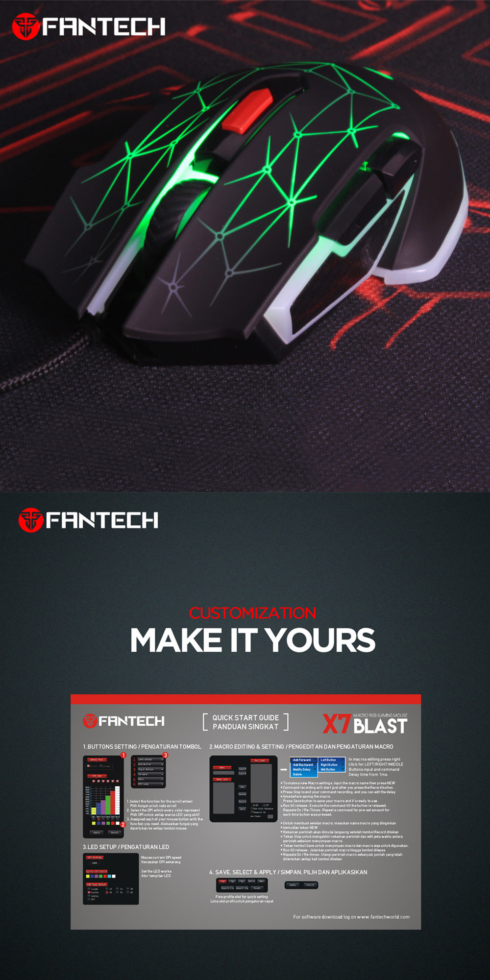 fantech x7 rgb mouse