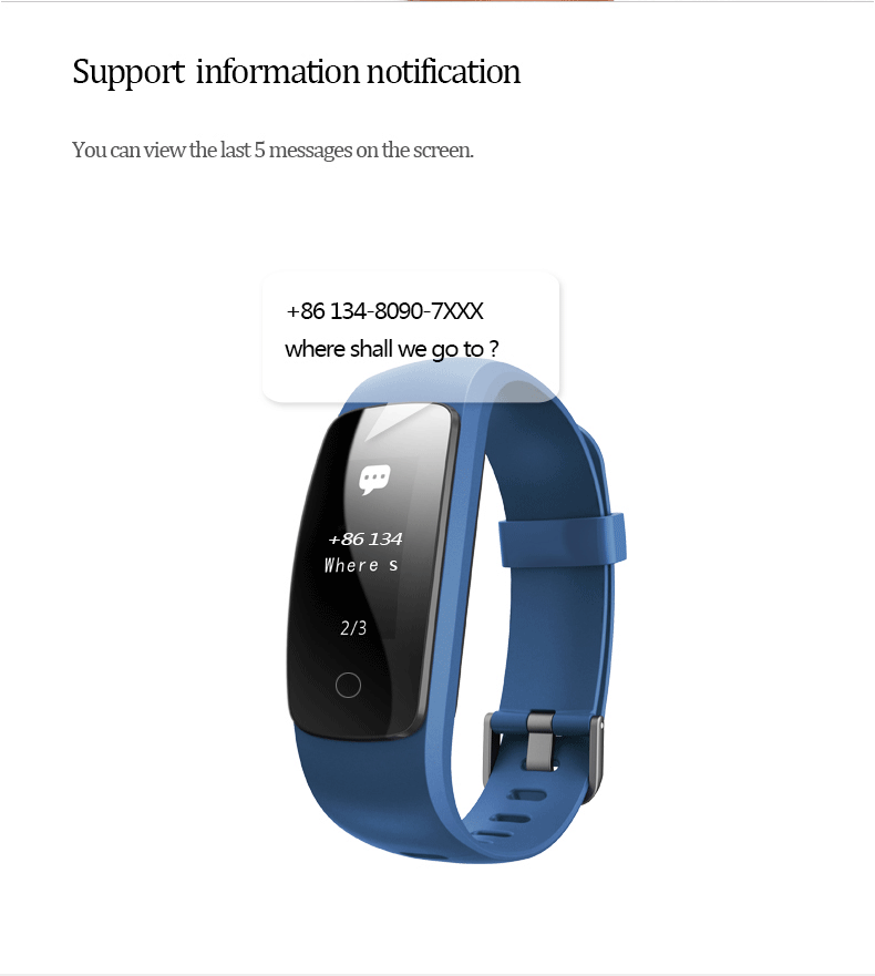 new id107 plus hr smart bracelet
