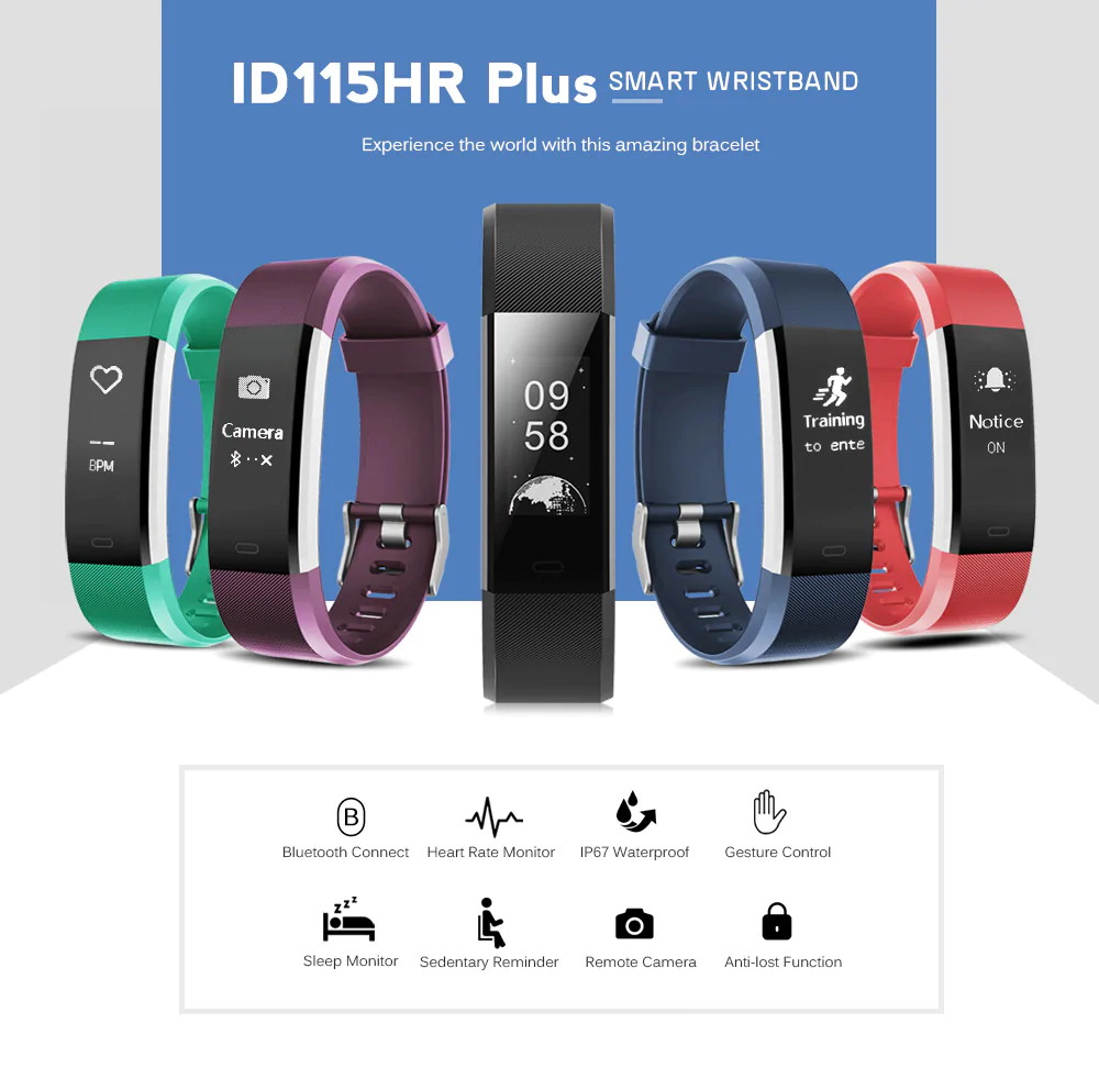 id115hr plus smart bracelet