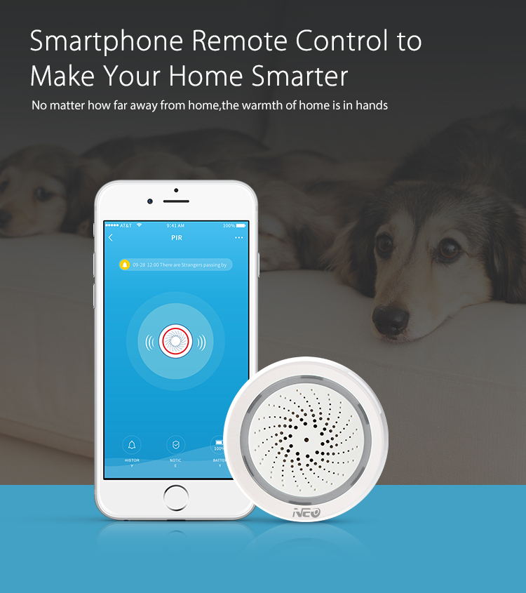neo wifi siren alarm sensor smart alarm for sale