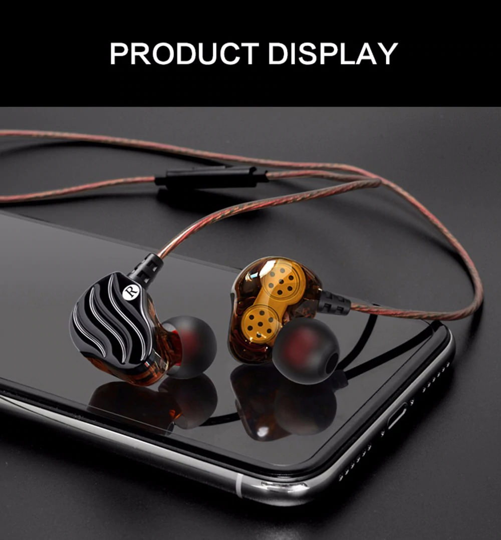 qkz kd4 dynamic in-ear earphones