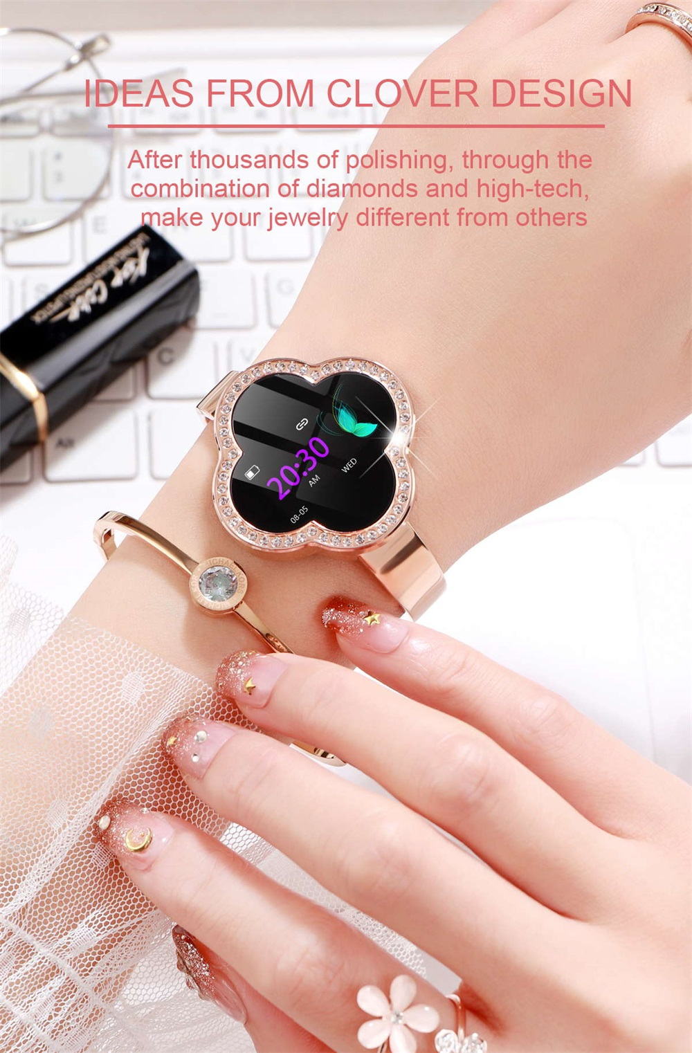 buy s6 bluetooth women smartwatch