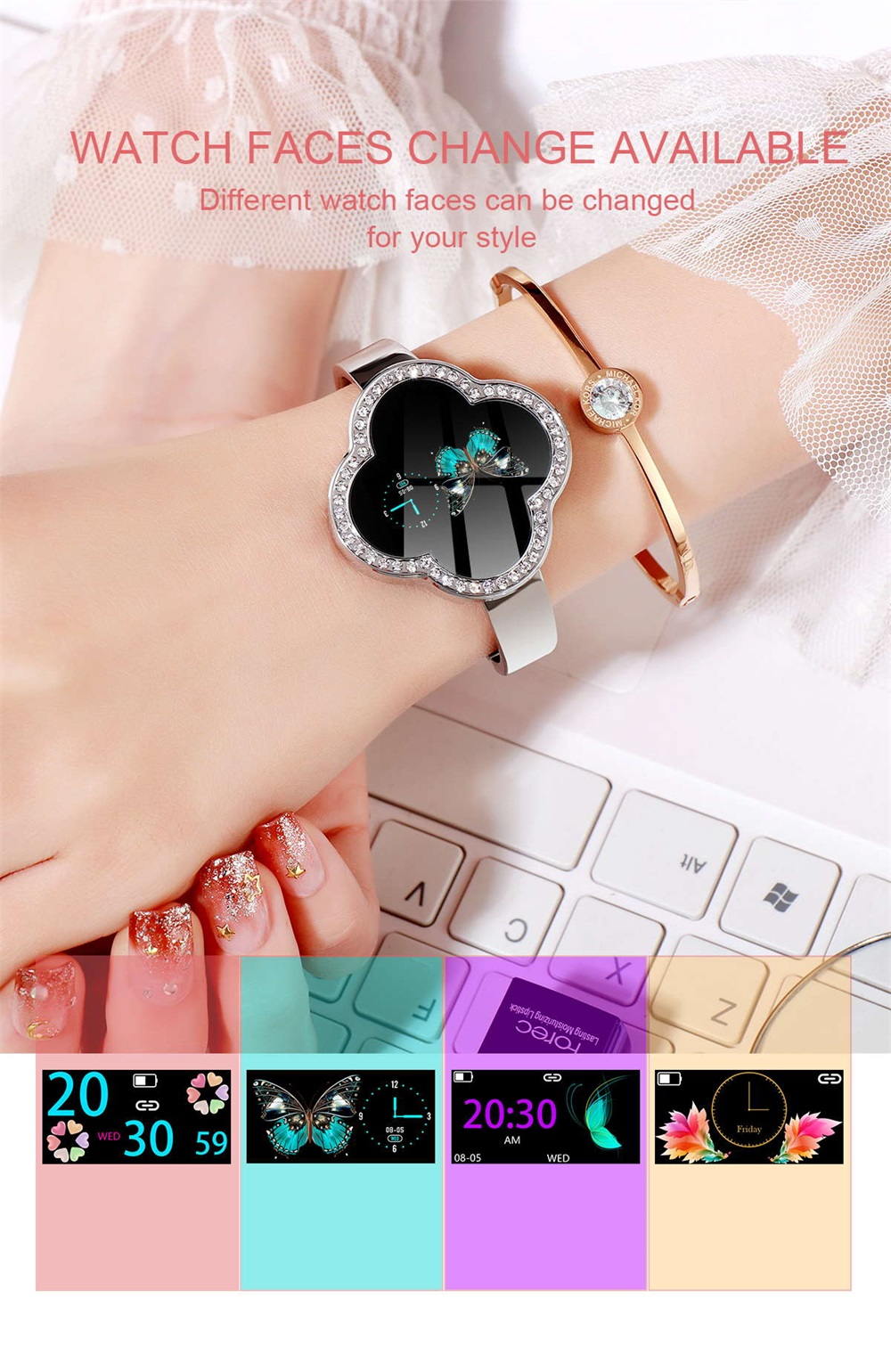 s6 women smartwatch