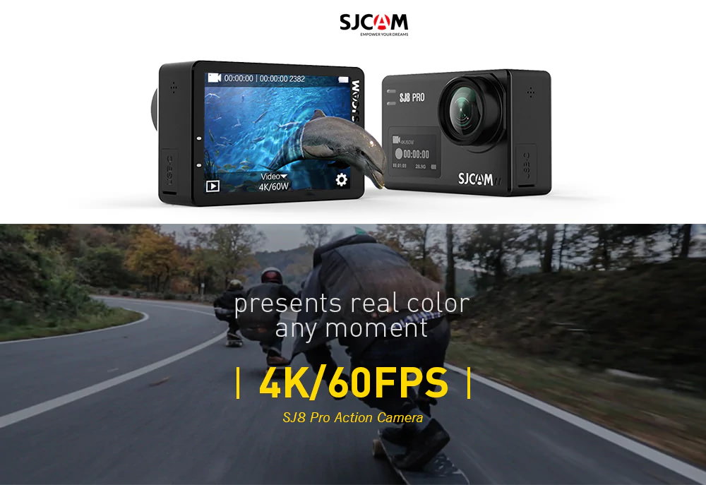 sjcam sj8 pro action camera set