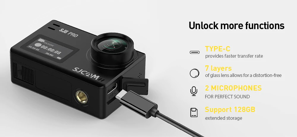 2019 sjcam sj8 pro action camera full set