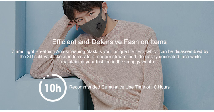 xiaomi smartmi anti-fog mouth mask for sale