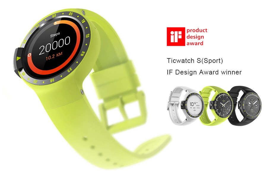 ticwatch s bluetooth smartwatch for sale