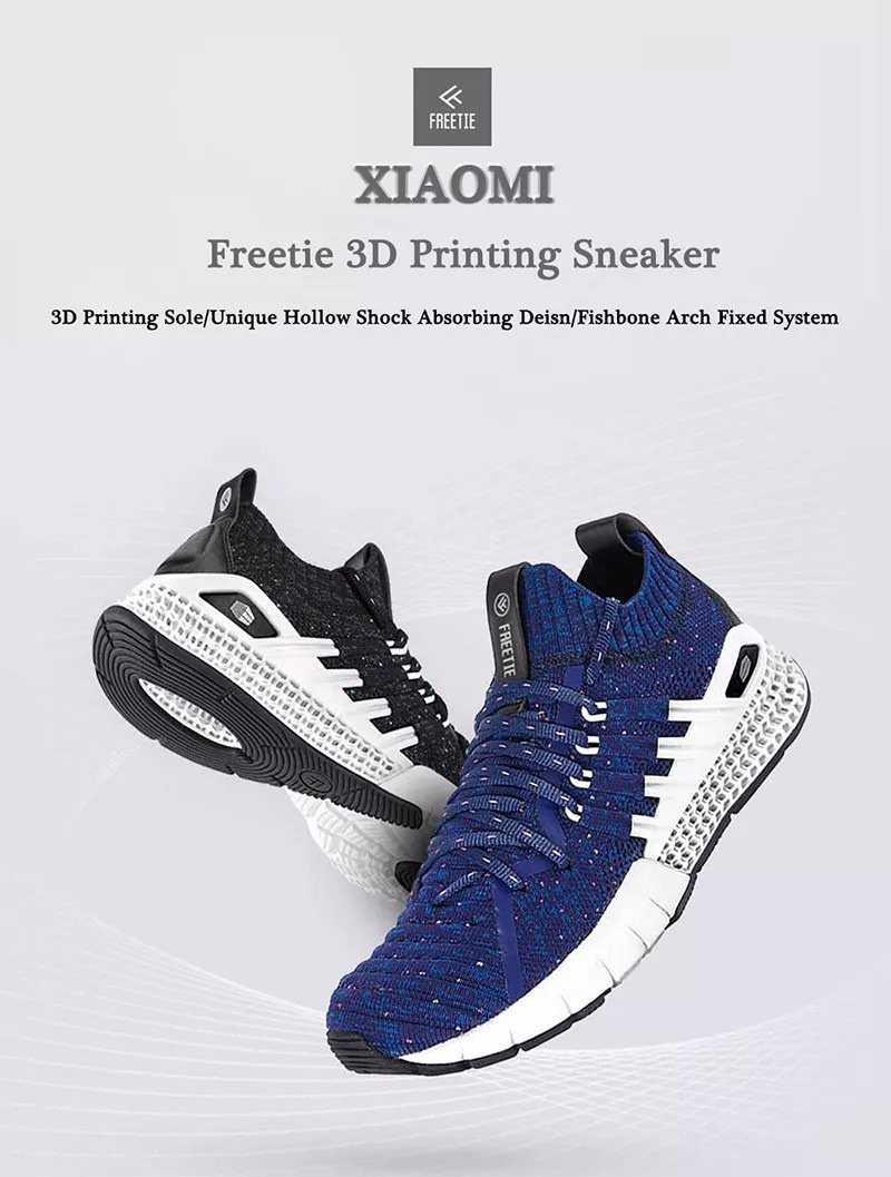 xiaomi freetie 3d printing flyknit sneaker