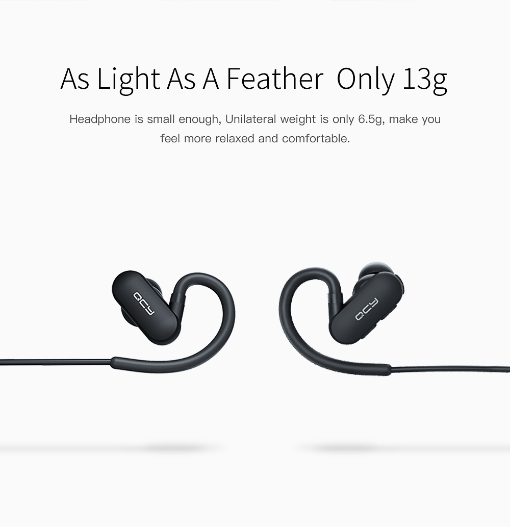QCY QY31 Wireless Stereo Headphones Bluetooth V4.1 Sports and Portable Storage