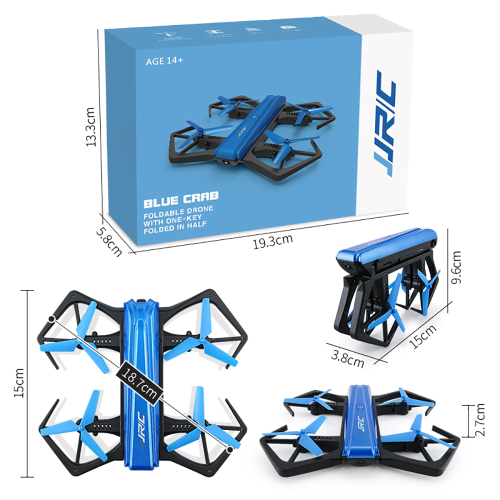 JJRC H43WH Mini Foldable Drone Headless RC Quadcopter with 720P Camcorder 