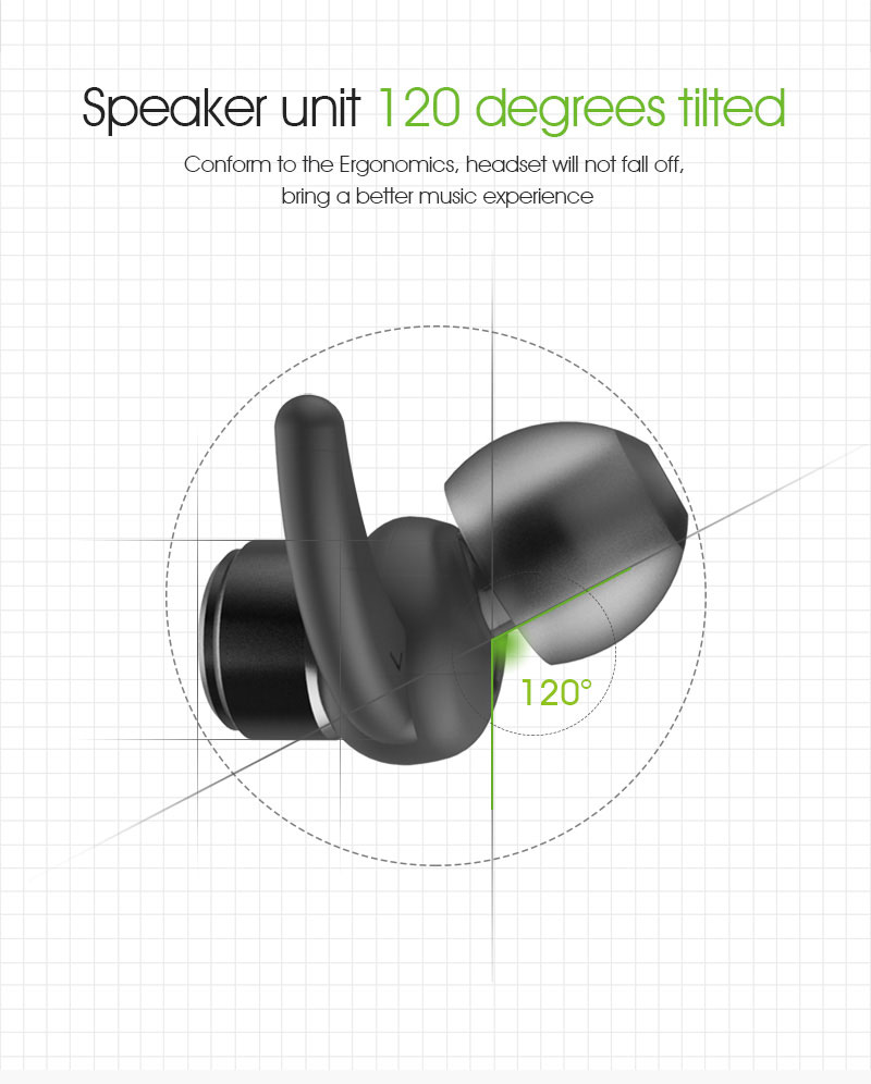 SYLLABLE D3X In-Ear Bluetooth Earphone Stereo BT Magnetic Waterproof 4.2 with Mic