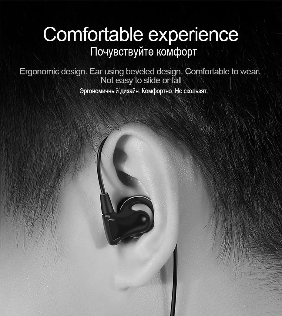 HOCO L1 Hi-Fi Wired Sports Headphones for 8pin Interface Connection