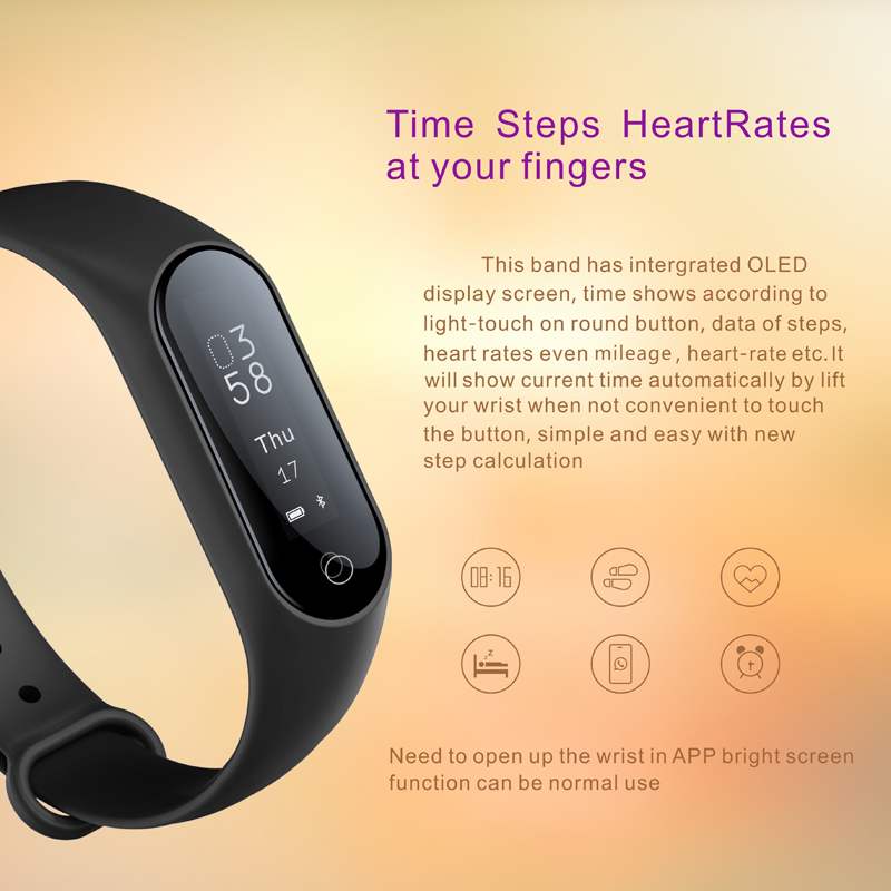 Y2 Plus Bluetooth Smart Bracelet Waterproof Blood Pressure Heart Rate Monitor