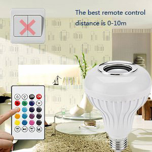 Smart Light Bulb Speaker with Remote Control