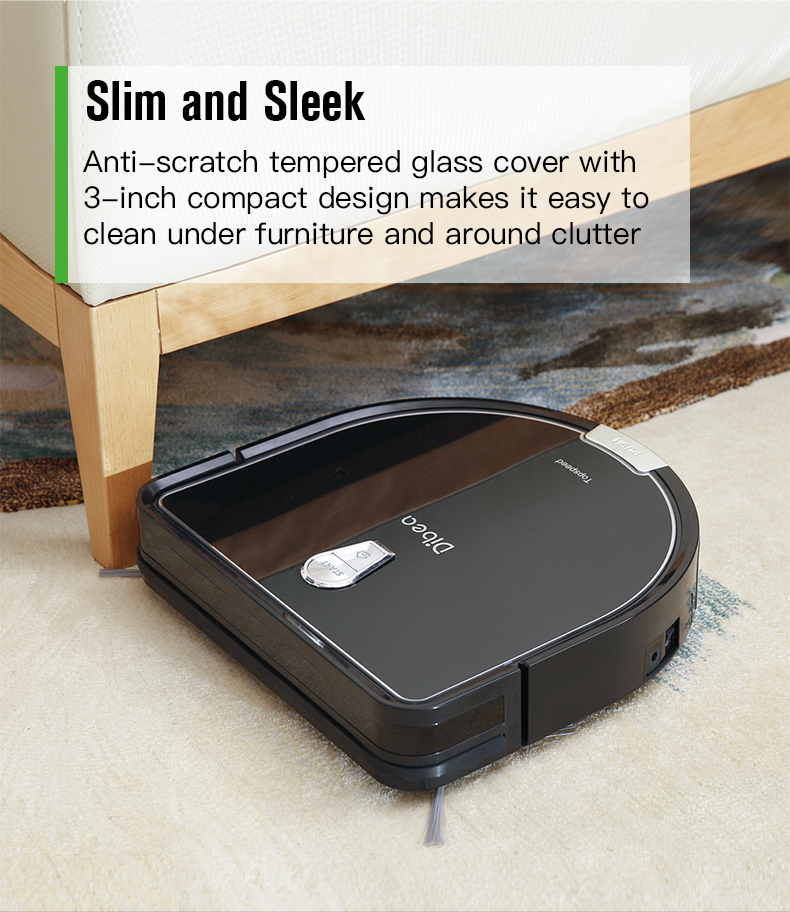 Dibea D960 Smart Sweeper Robot Vacuum Cleaner with Edge Cleaning Technology