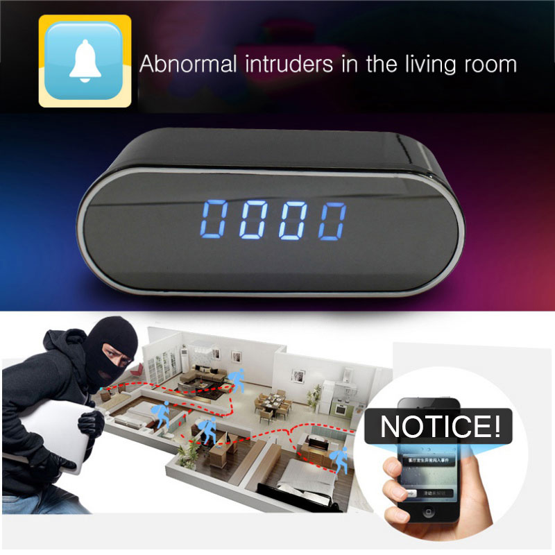 Z10 Mini Hidden Camera Clock 1080P Wireless Night Vision Mobile Phone Network Monitor