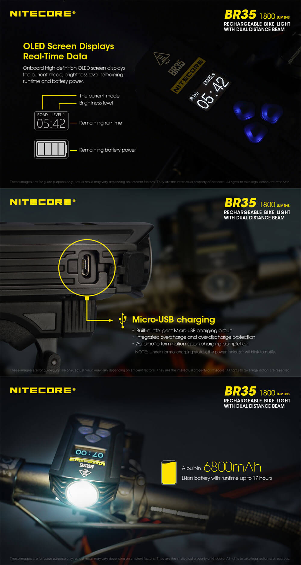 nitecore br35 1800lumen