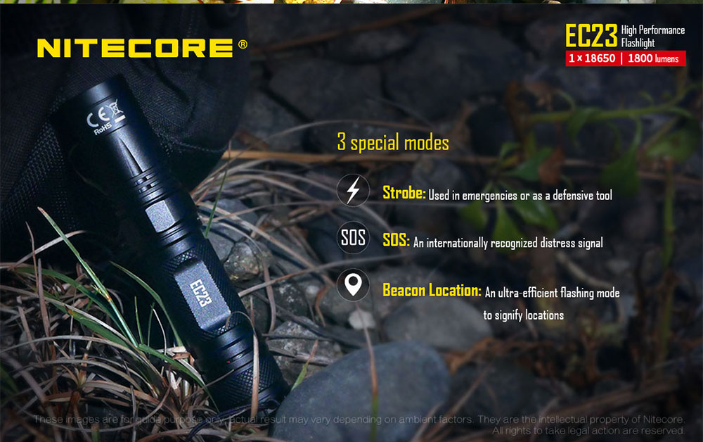 nitecore ec23 flashlight