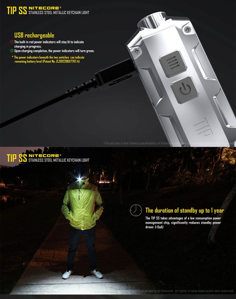 nitecore keychain flashlight