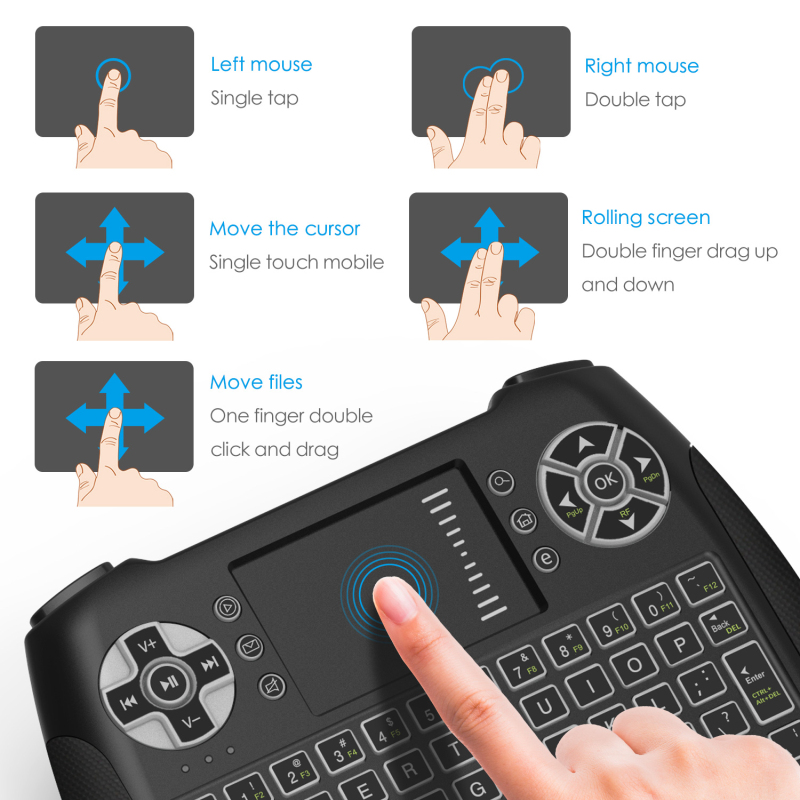 SeenDa 2126 Multifunction Mini Bluetooth Touchpad Keyboard