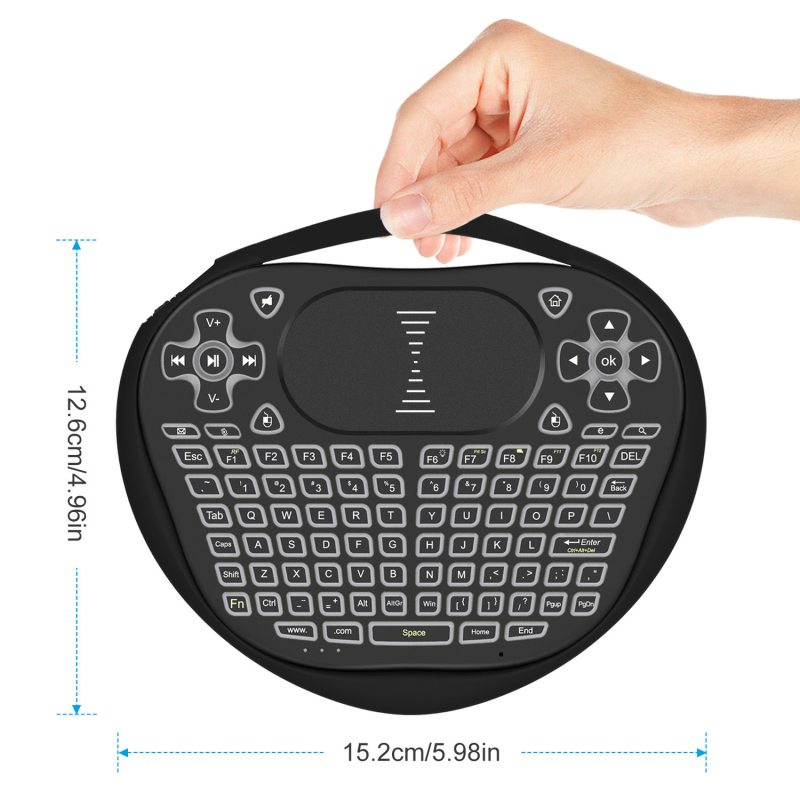 SeenDa 352 Smart Mini Wireless Keyboard 2.4G with Touchpad Mouse