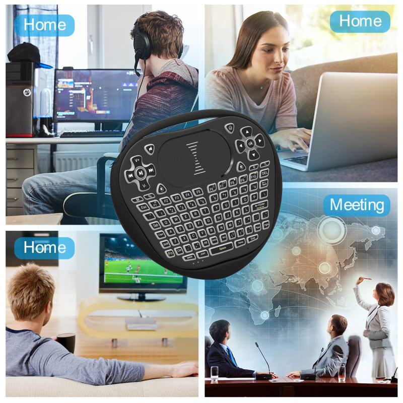 SeenDa 352 Smart Mini Wireless Keyboard 2.4G with Touchpad Mouse